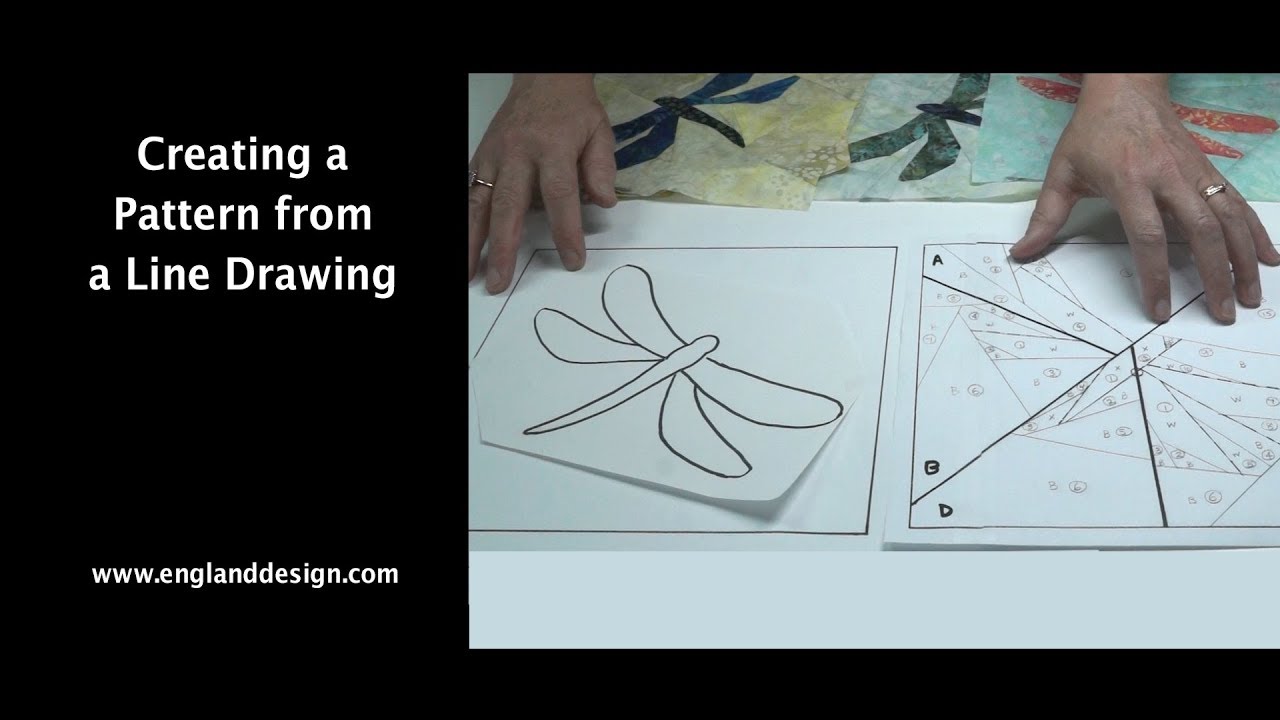 Creating a Pattern from an Line Drawing (England Design)