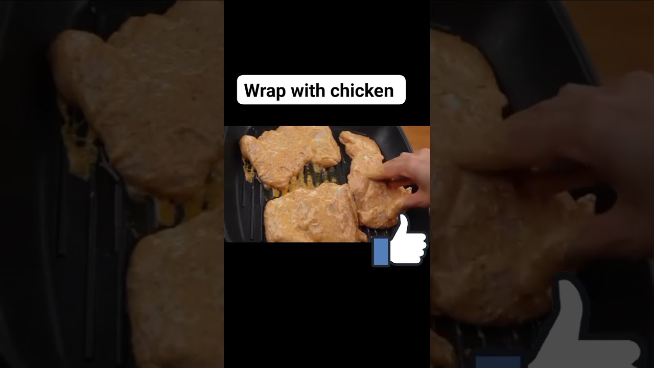 Wrap with chicken with shamna's kitchen