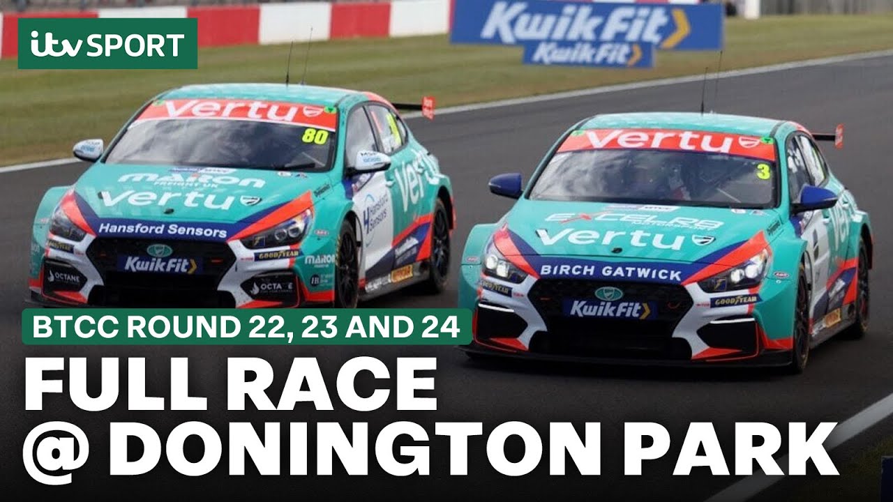 FULL RACES: BTCC Round 22, 23 and 24 @ Donington Park 2025 | ITV Sport