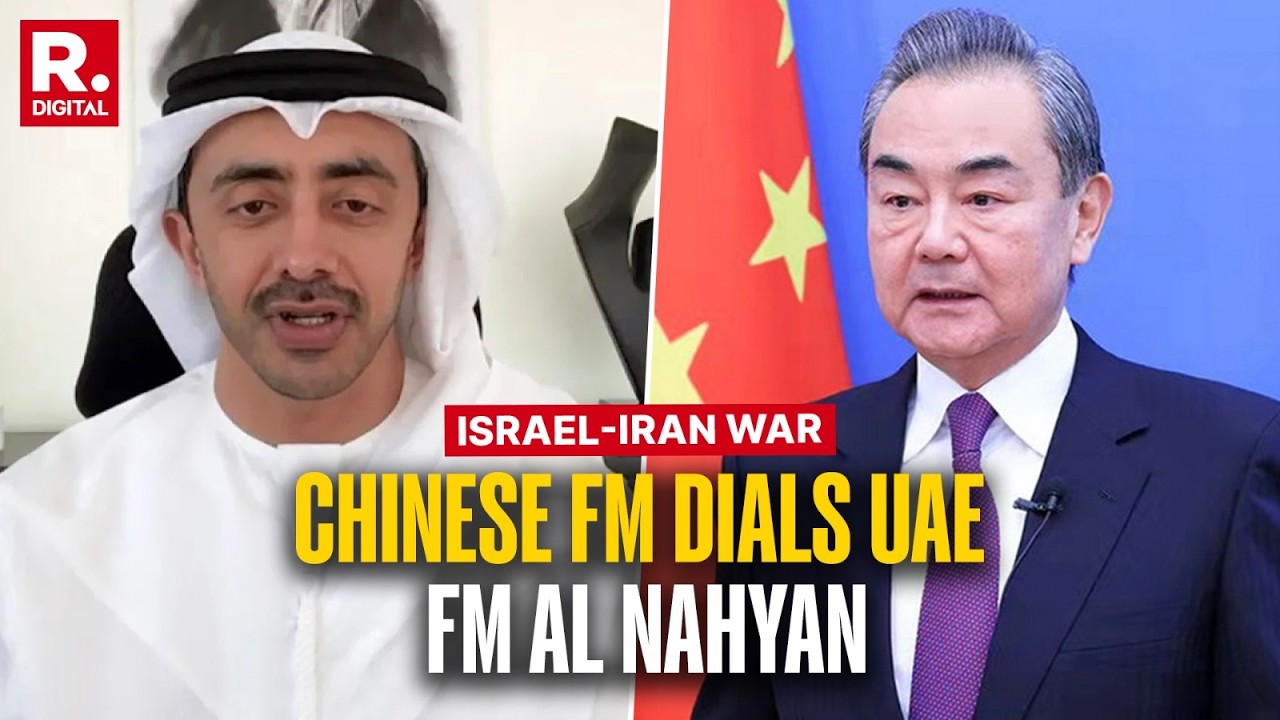 Wang Yi Speaks To AL Nahyan, Says 'Will Send Special Envoy To Middle East For Mediation'
