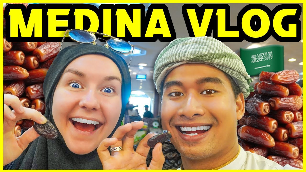 We EXPLORED MEDINA, MOUNT UHUD to CRAZY DATE MARKET! 😁🇸🇦