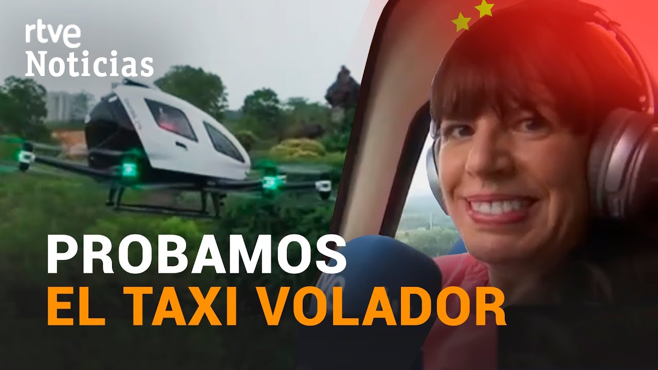 CHINA: Los TAXIS VOLADORES sin piloto serán pronto una realidad | RTVE Noticias