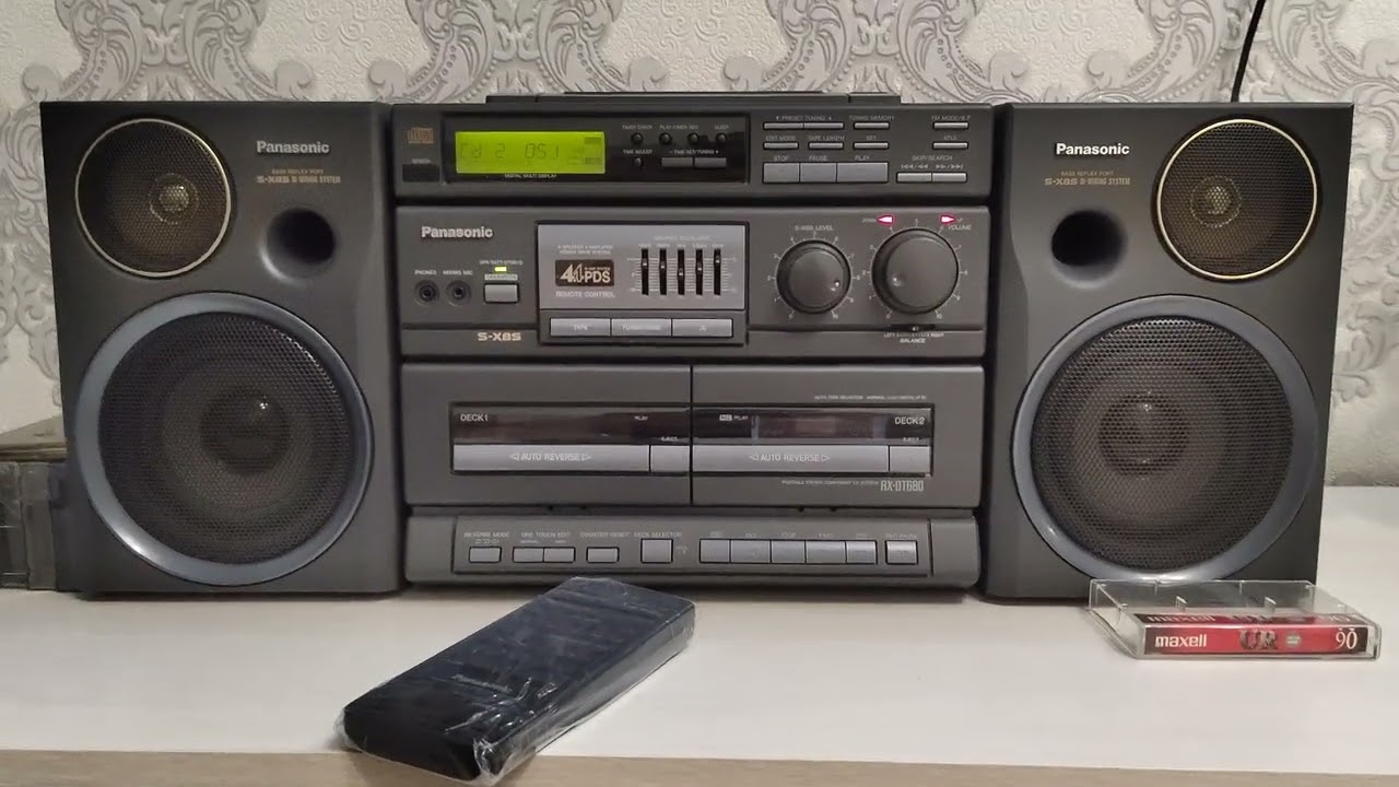 Panasonic RX-DT 680 запись с диска на кассету