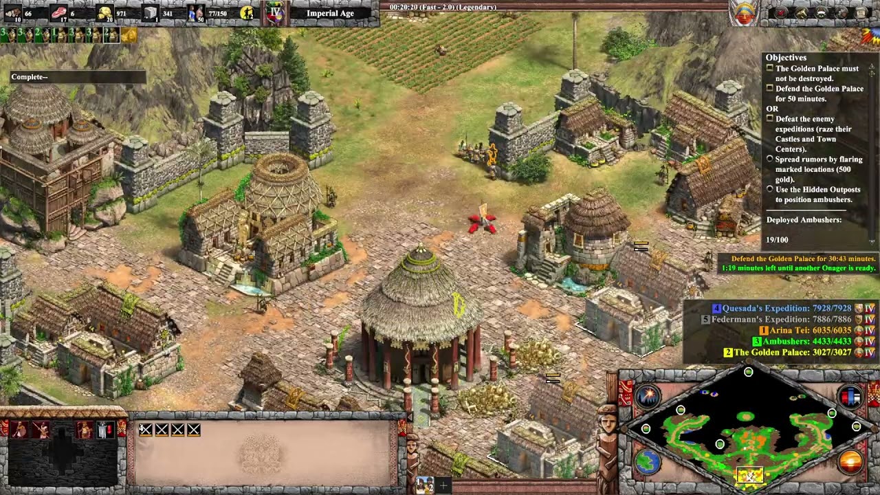 AoE2:DE - The Last Chieftains - El Dorado 5: The Golden King (Quemuenchatocha Option)
