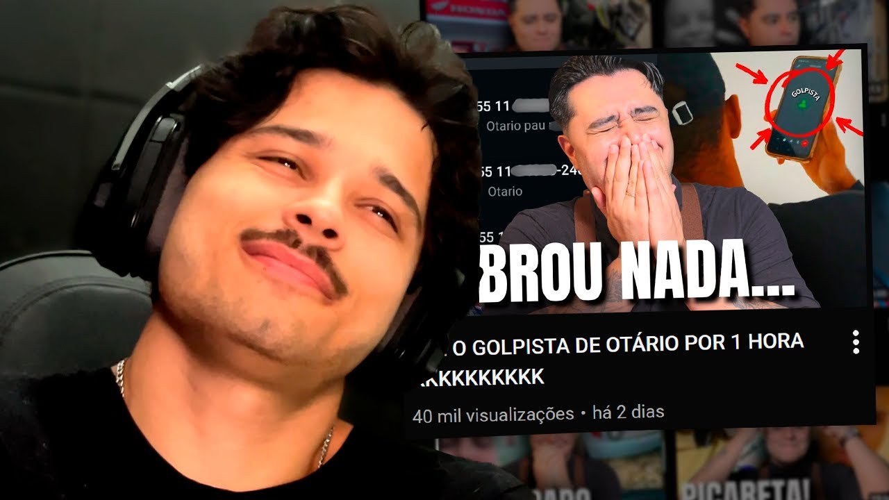 o cara enganou o golpista por 1 HORA kkkkk