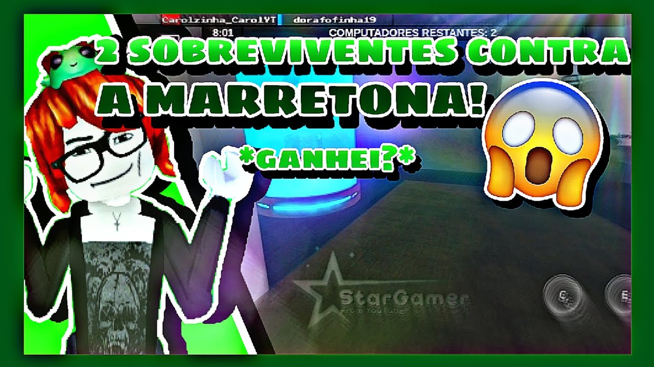 ROBLOX- 2 SOBREVIVENTES CONTRA a MARRETONA no MARRETÃO! (Flee the Facility)