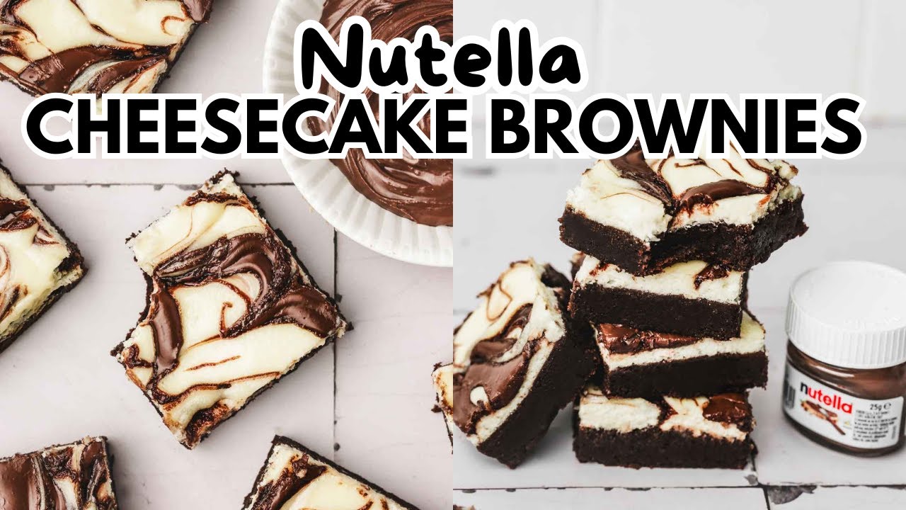 Nutella Cheesecake Brownies: The Ultimate Indulgent Dessert You Need to Try! Sweetly Cakes
