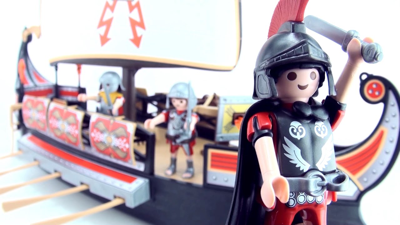 Playmobil Roman Warriors Ship 5390 - Toy Boat speed build - Playmobil römischen Krieger Schiff