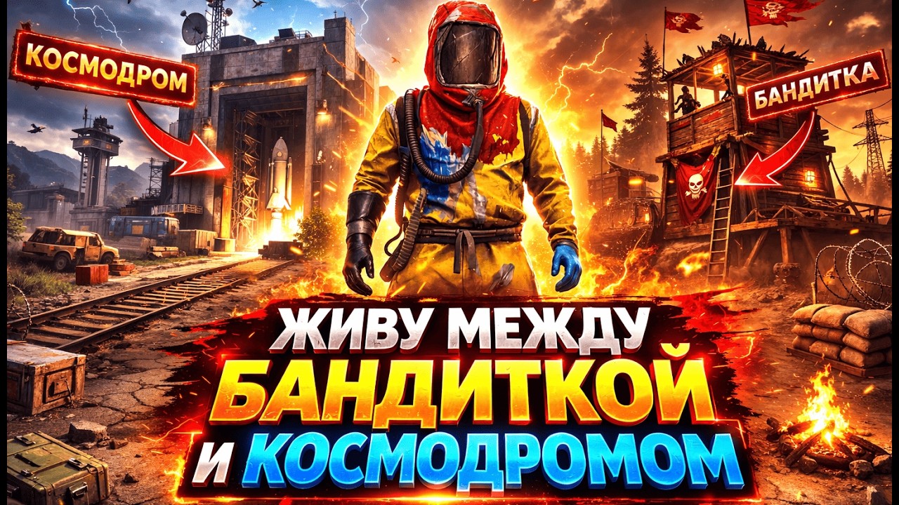 Я выживал между Бандитским лагерем и Космодромом — бесконечные файты и казино | Rust