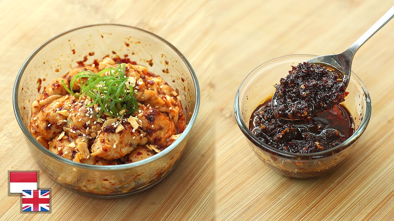 Chili Oil Serbaguna! Resep PANGSIT / WONTON CHILI OIL [Awet Tahan Lama]