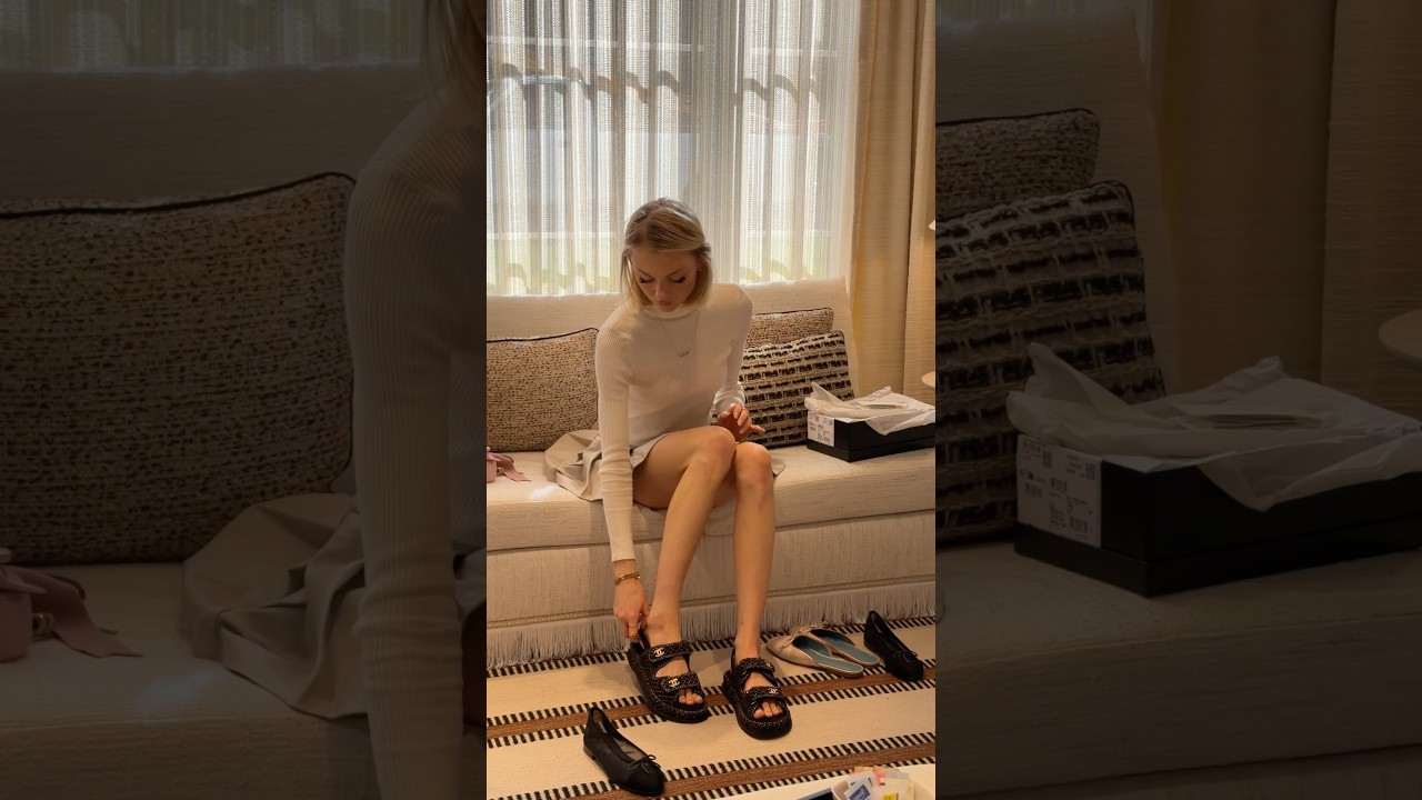 Shoe shopping at Chanel 👠