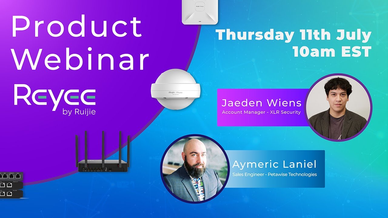 Introduction to Reyee Networking Equipment | Webinar ft. Aymeric from Petawise