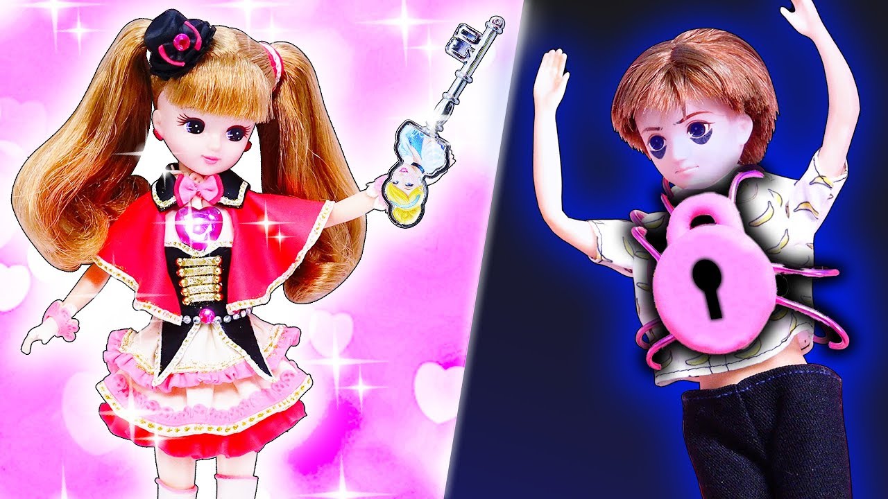 【ひみつ×戦士 ファントミラージュ！】リカちゃんが粘土の衣装で変身♥ファントミハートを手作り✨おもちゃ 人形 アニメ