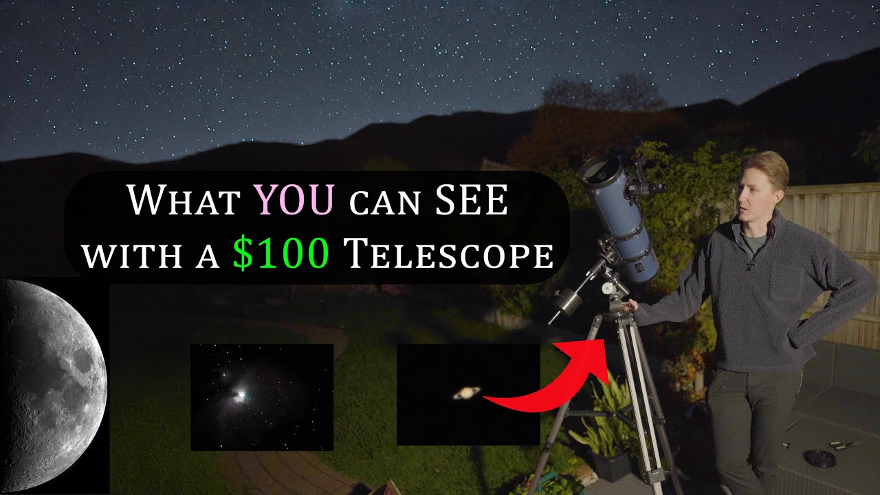 Что ВЫ сможете УВИДЕТЬ в телескоп за 100 долларов?!🔭🌟🌌