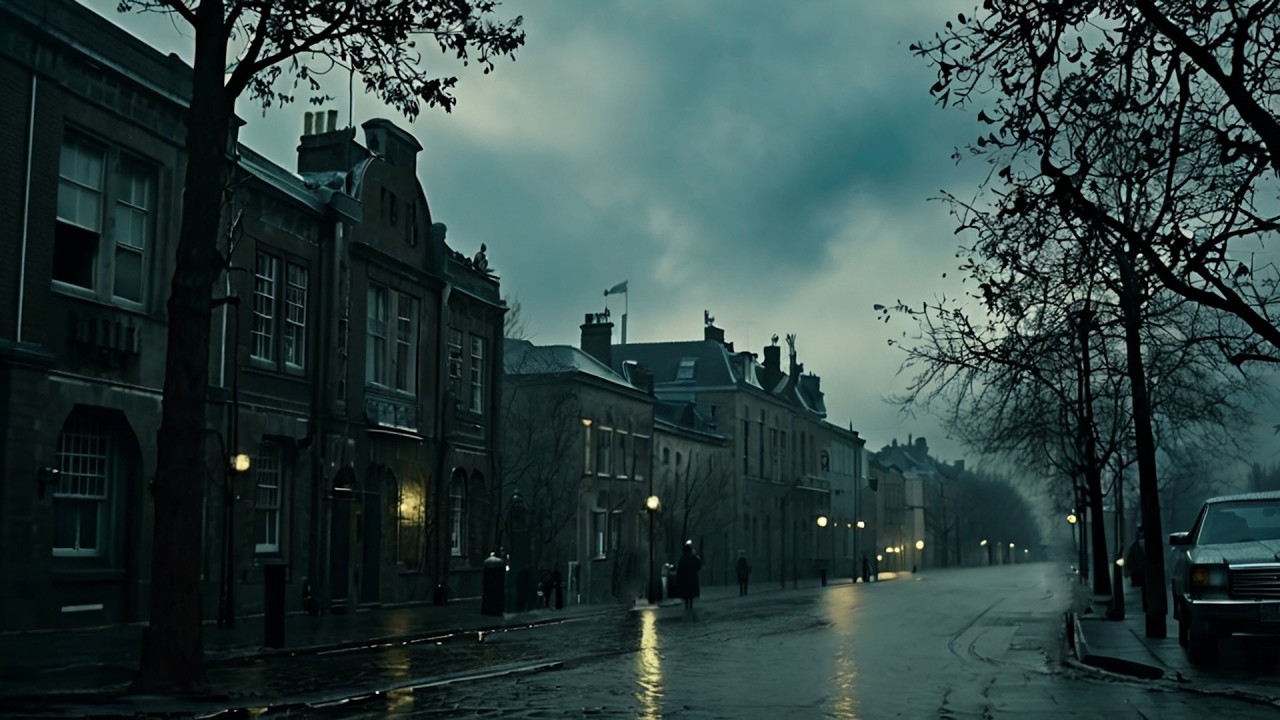 Melancholic Piano Music for Rainy Evenings — Dark Academia Study & Focus