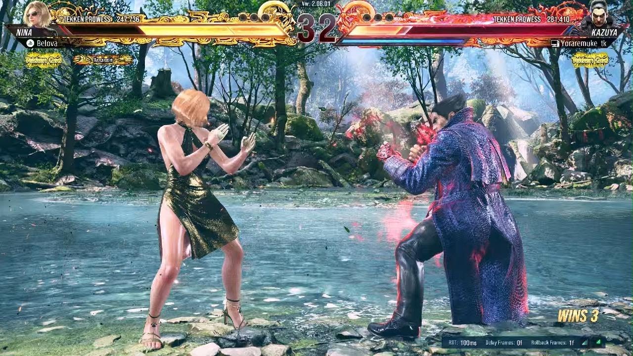 TEKKEN8 Nina vs Kazuya