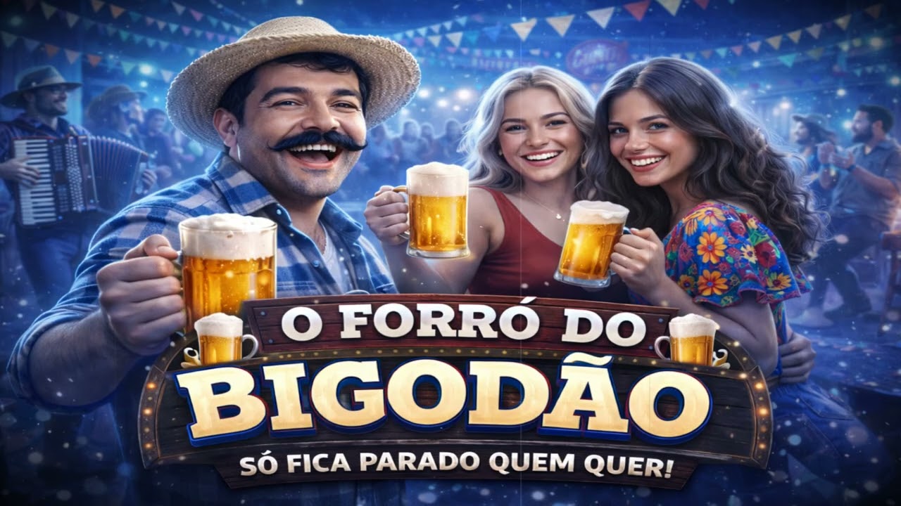 O Forró do Bigodão 🍻 | Só Fica Parado Quem Quer! (Forró Animado)