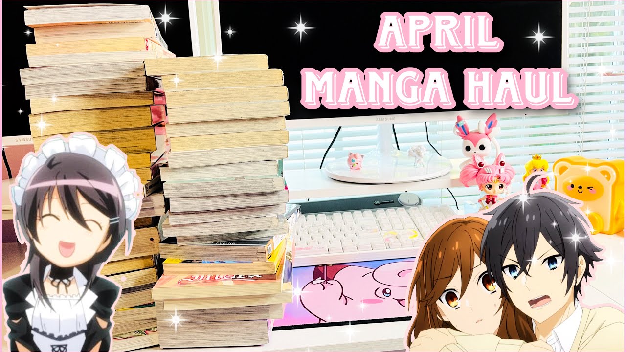 April 2023 Manga Haul (40+ volumes)