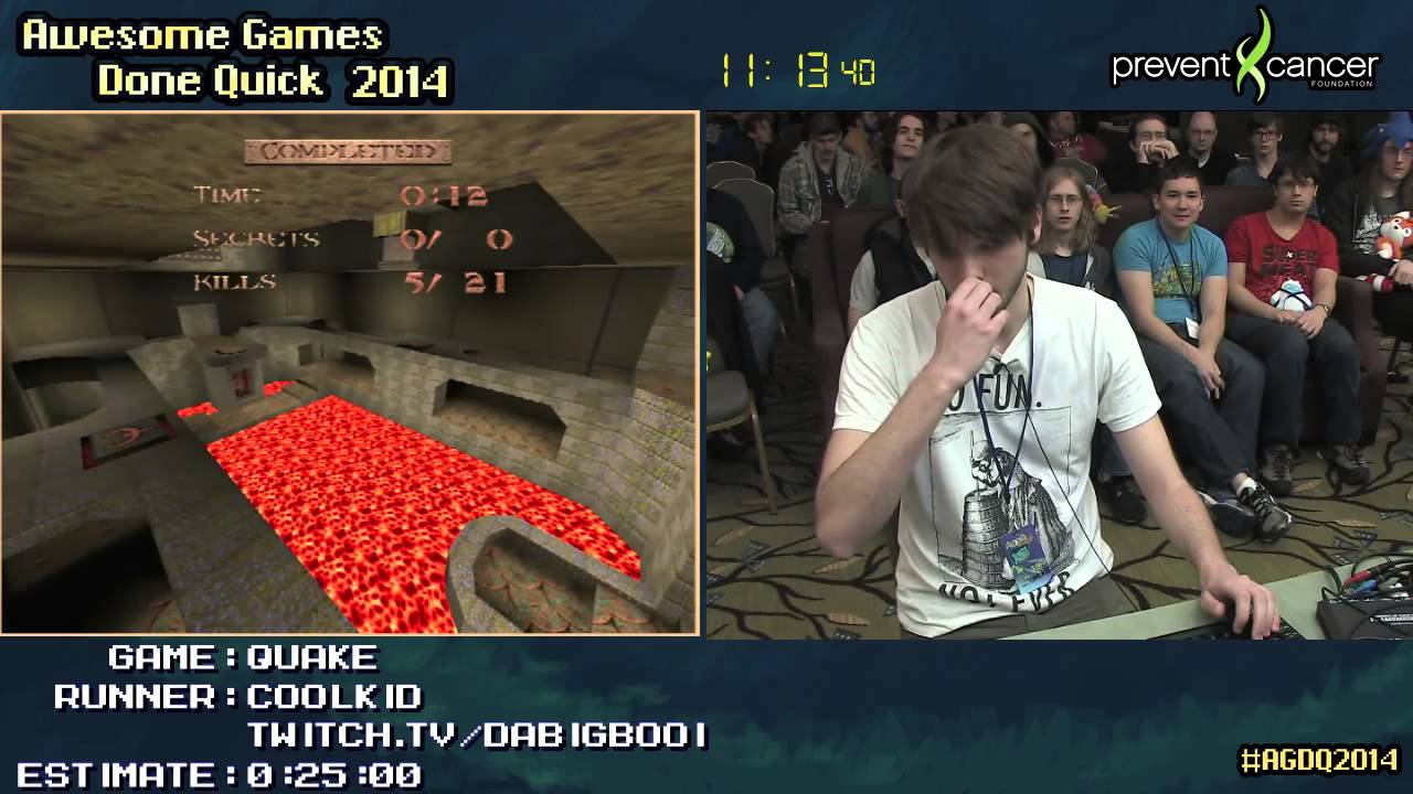 Quake :: SPEED RUN (0:17:50) [PC] Live by Coolkid #AGDQ 2014