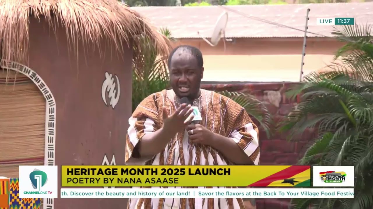 Nana Asaase with the Poetic Bars at the Launch of Heritage Month 2025  |  #ChannelOneTV