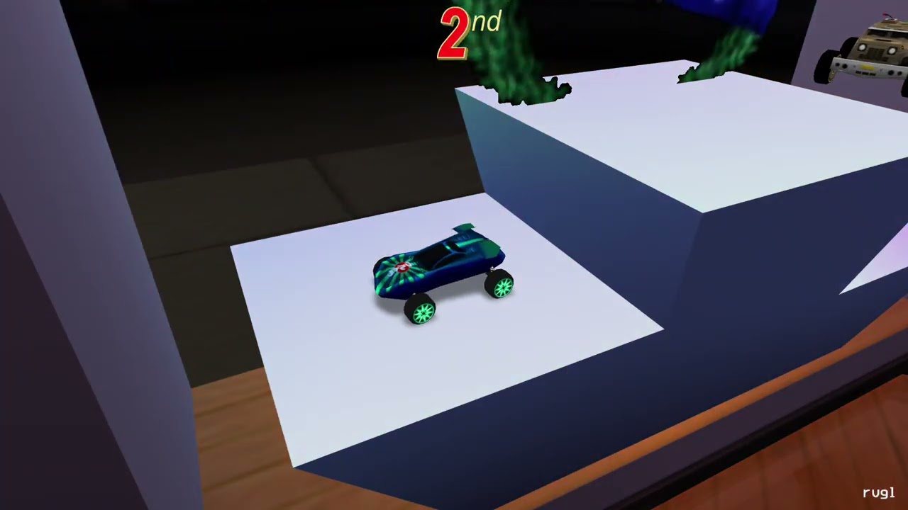 Re-Volt cup winning animation