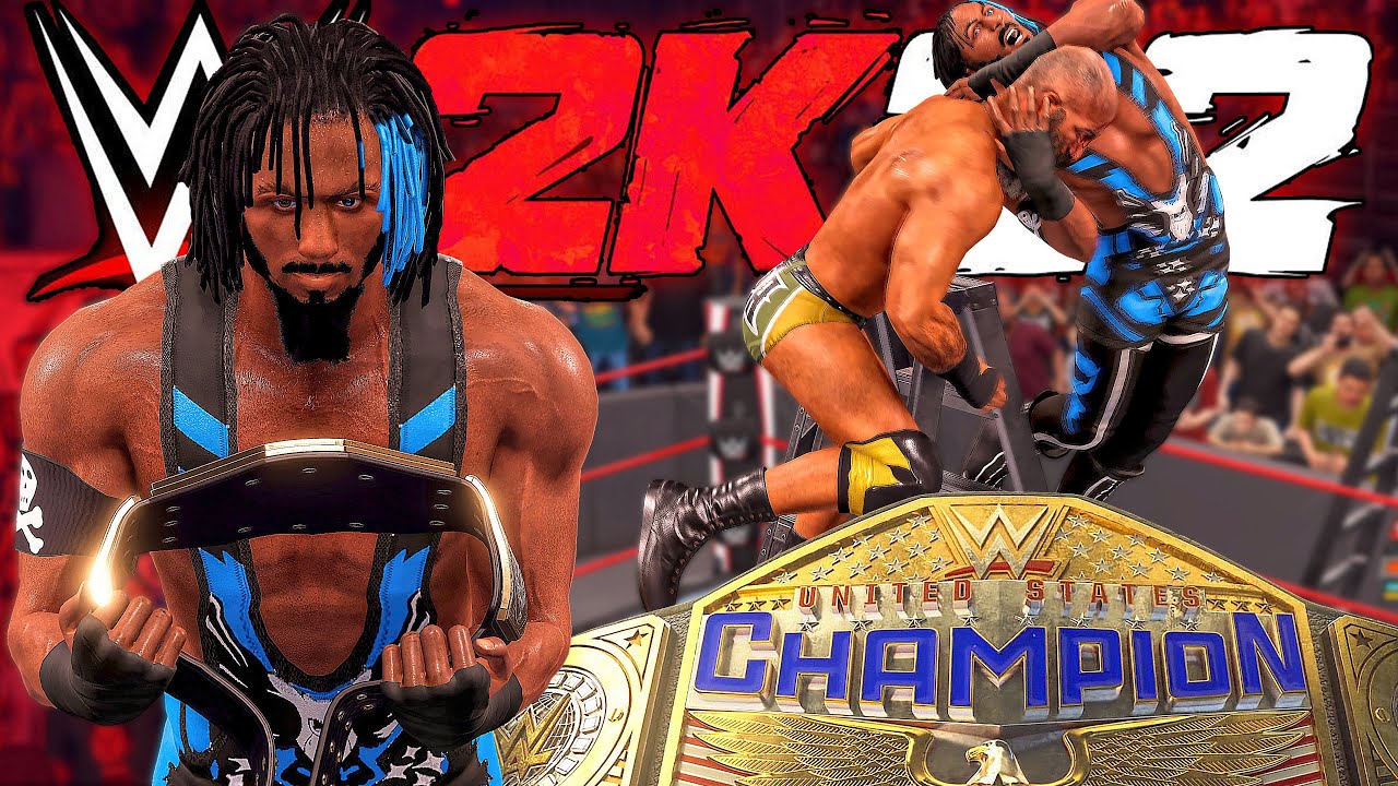 WWE 2K22 MyRISE - U.S. CHAMPIONSHIP REMATCH!! BLOODY REVENGE!! [EPISODE 10]