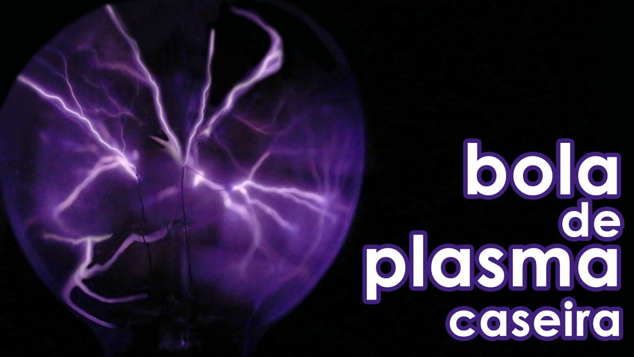 Como fazer BOLA DE PLASMA em casa (GLOBO DE PLASMA CASEIRO - EXPERI&Ecirc;NCIA de F&Iacute;SICA)