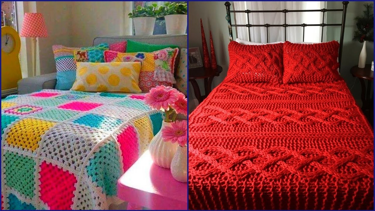 Top Class Crochet Bedsheets Designs || Beautiful Crochet Patterns for bed sheets