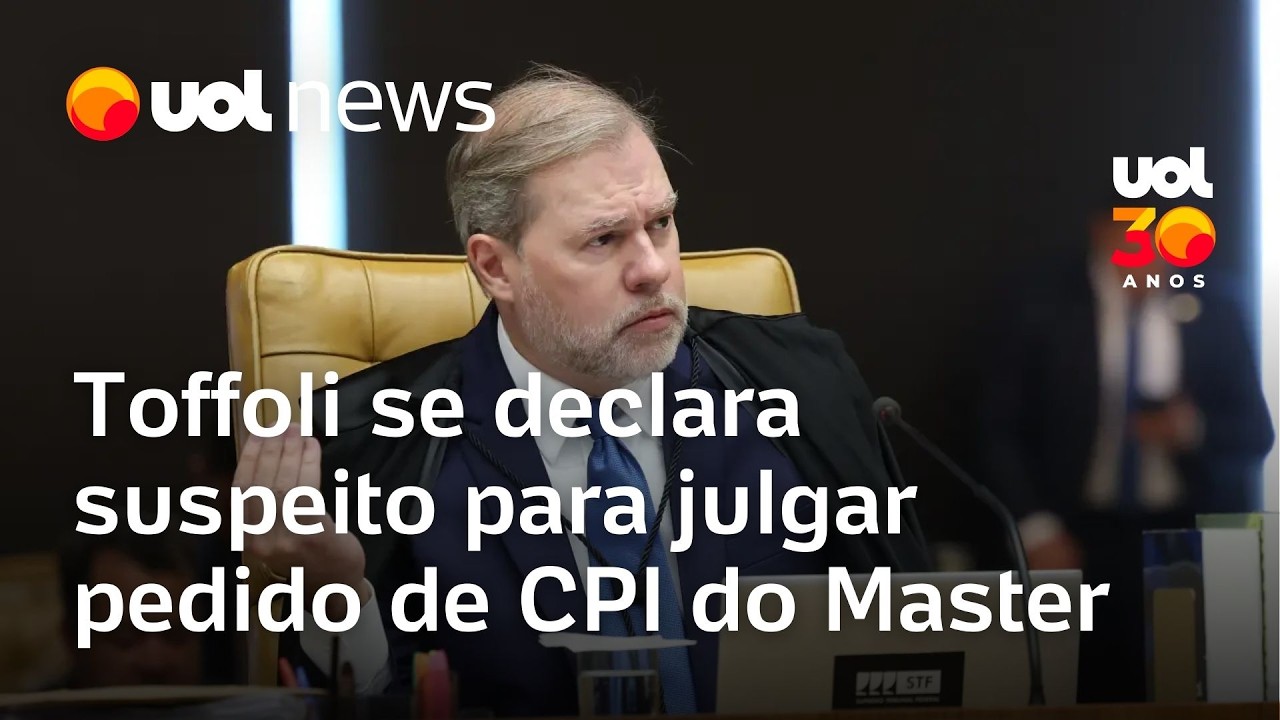 Toffoli se declara suspeito de analisar pedido para instalar CPI do Master