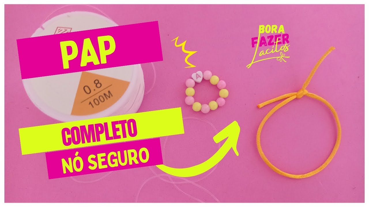 Passo a Passo NÓ SEGURO NO FIO DE SILICONE