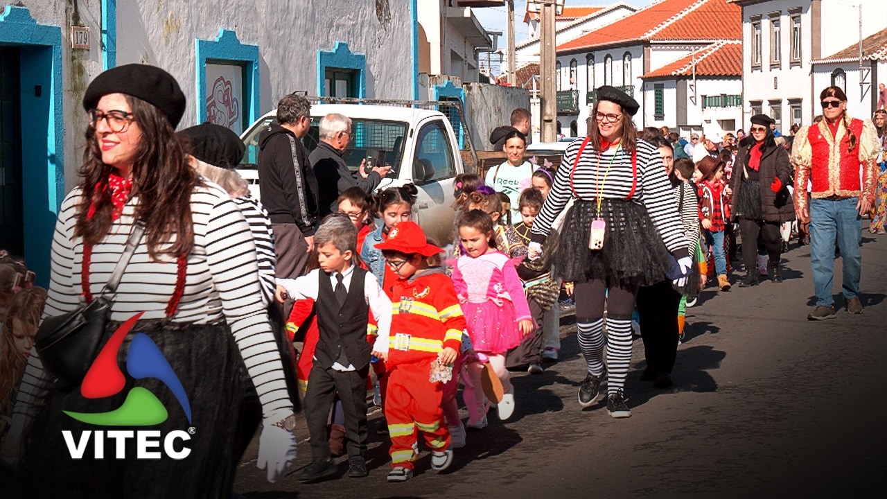 Ruas das Lajes enchem se de animação com o Desfile de Carnaval
