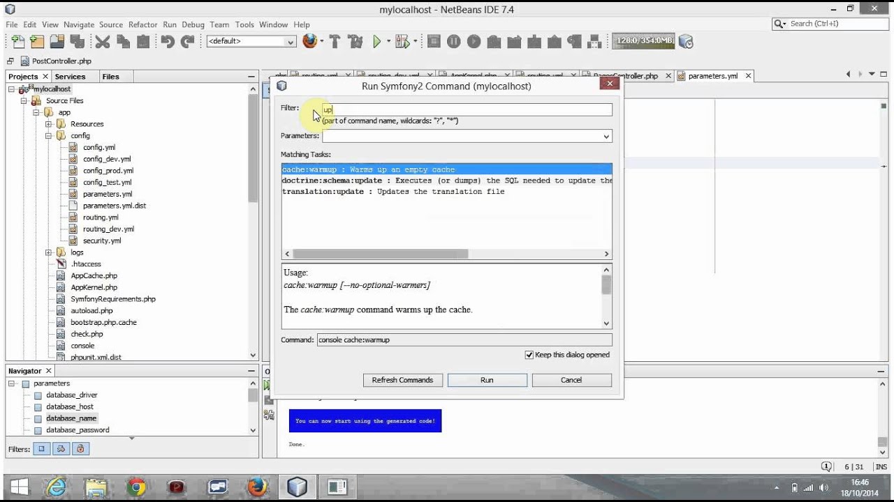 Database Entity and Symfony 2