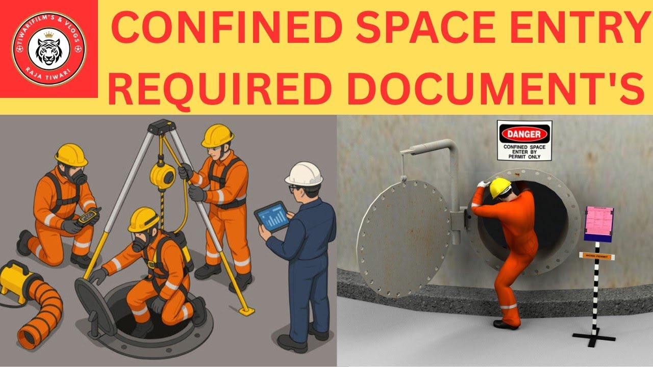 Required Documents Before Entering a Confined Space. #viral #trending #safety #confinedspace 