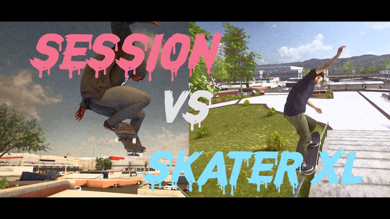 Crea-ture Studios vs Easy Day Studios - SESSION vs SKATERXL VANILLA - ANIMATION COMPARISON