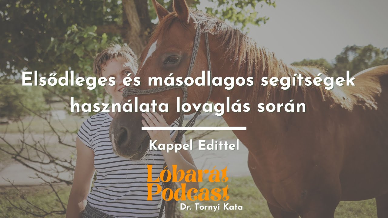 Elsődleges és másodlagos segítségek használata lovaglás során - beszélgetés Kappel Edittel