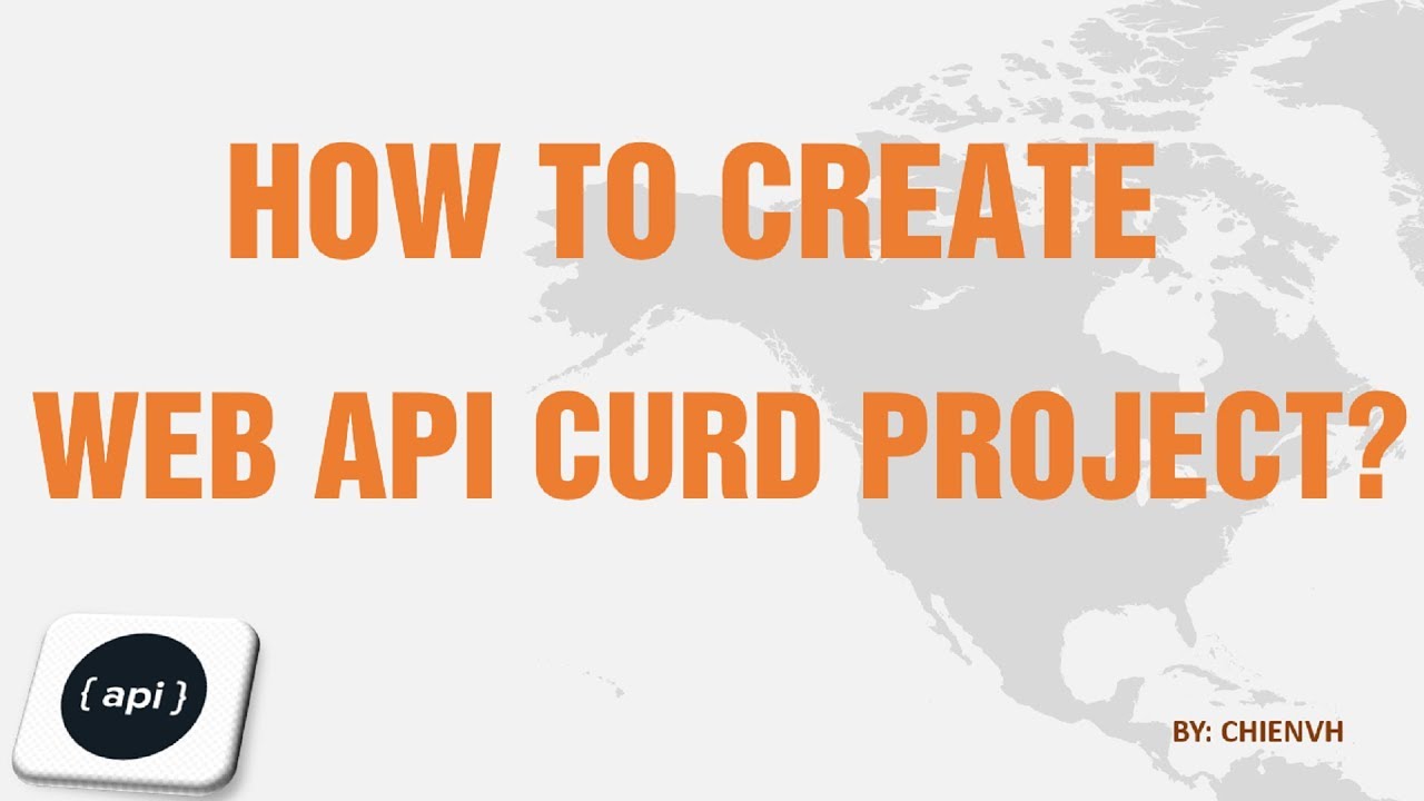 Create Web API for CRUD operation | The best one
