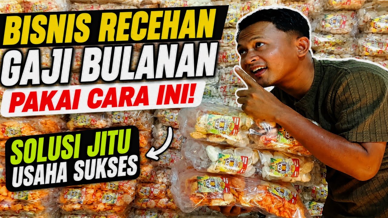 DULU HAMPIR NYERAH! USAHA KERUPUK TITIP WARUNG DARI RECEHAN JADI JUTAAN