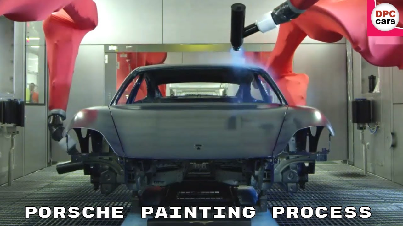 Porsche Painting Process in Germany