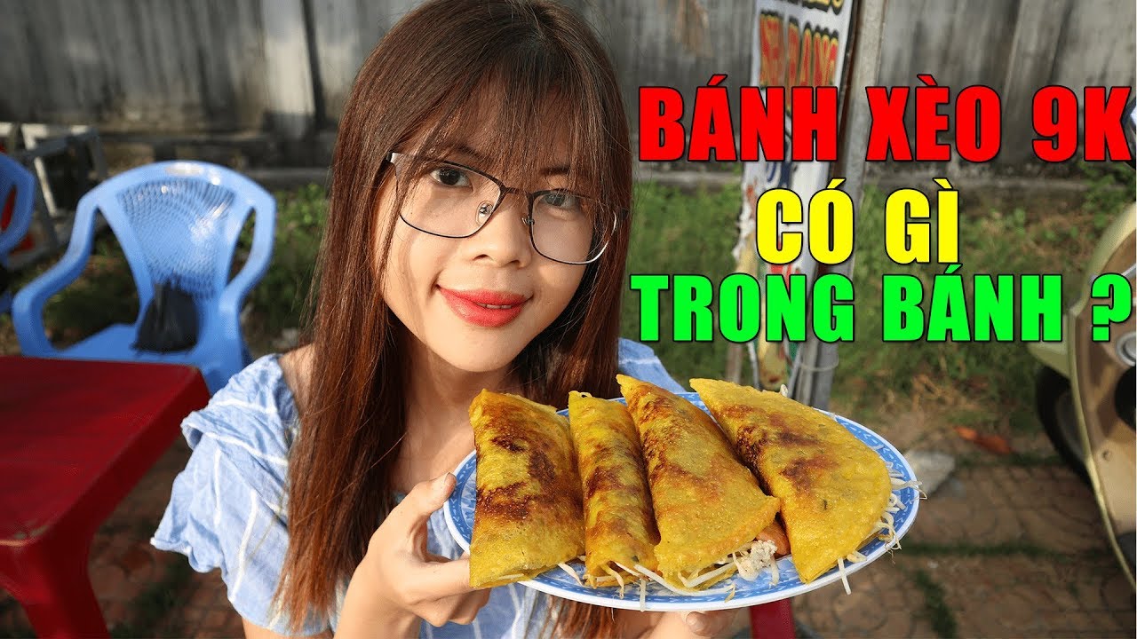 BÁNH XÈO 9K RẺ NHẤT SÓC TRĂNG -  VIETNAMESE PANCAKES  | YẾN TRẦN TV