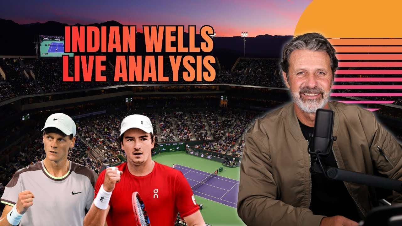SINNER vs FONSECA - Indian Wells Round of 16 / Live with The Coach Patrick Mouratoglou
