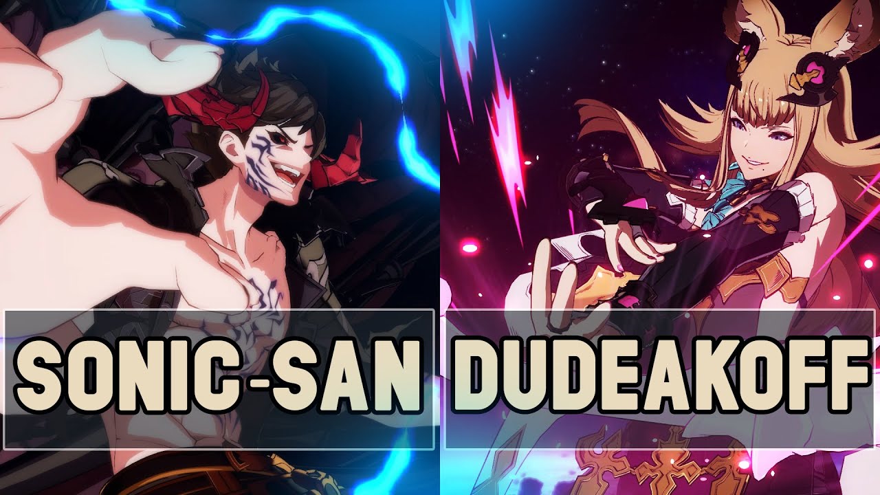 GBVS: Sonic-san (Belial) Vs Dudeakoff (Metera) | High Level Gameplay.
