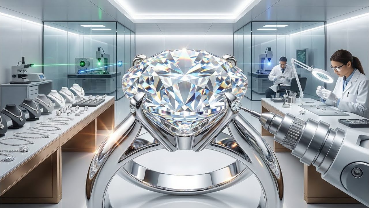 Inside Luxury Diamond Jewelry Factories | How Million-Dollar Stones Are Crafted