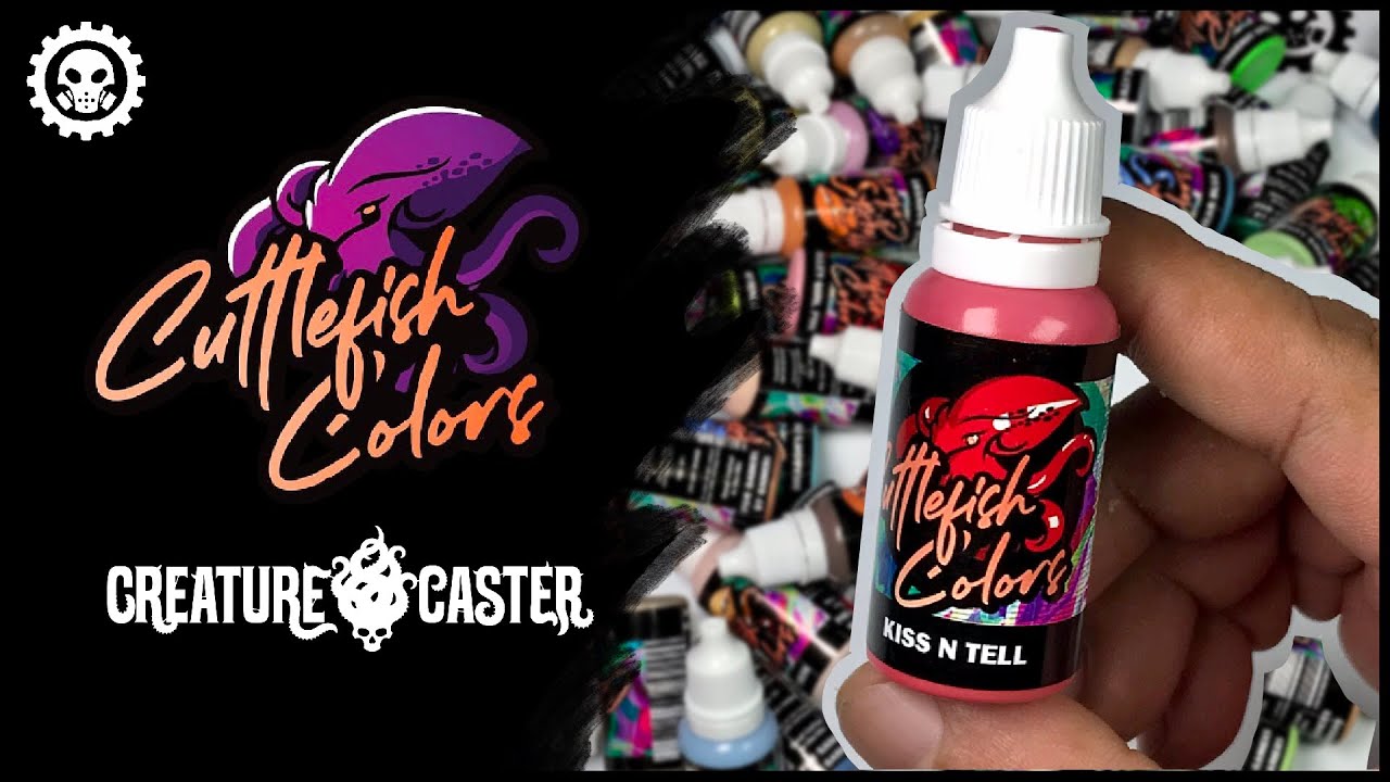 Cuttlefish Colors Paint by Cephalopod Studios & Creature Caster | UNBOXING