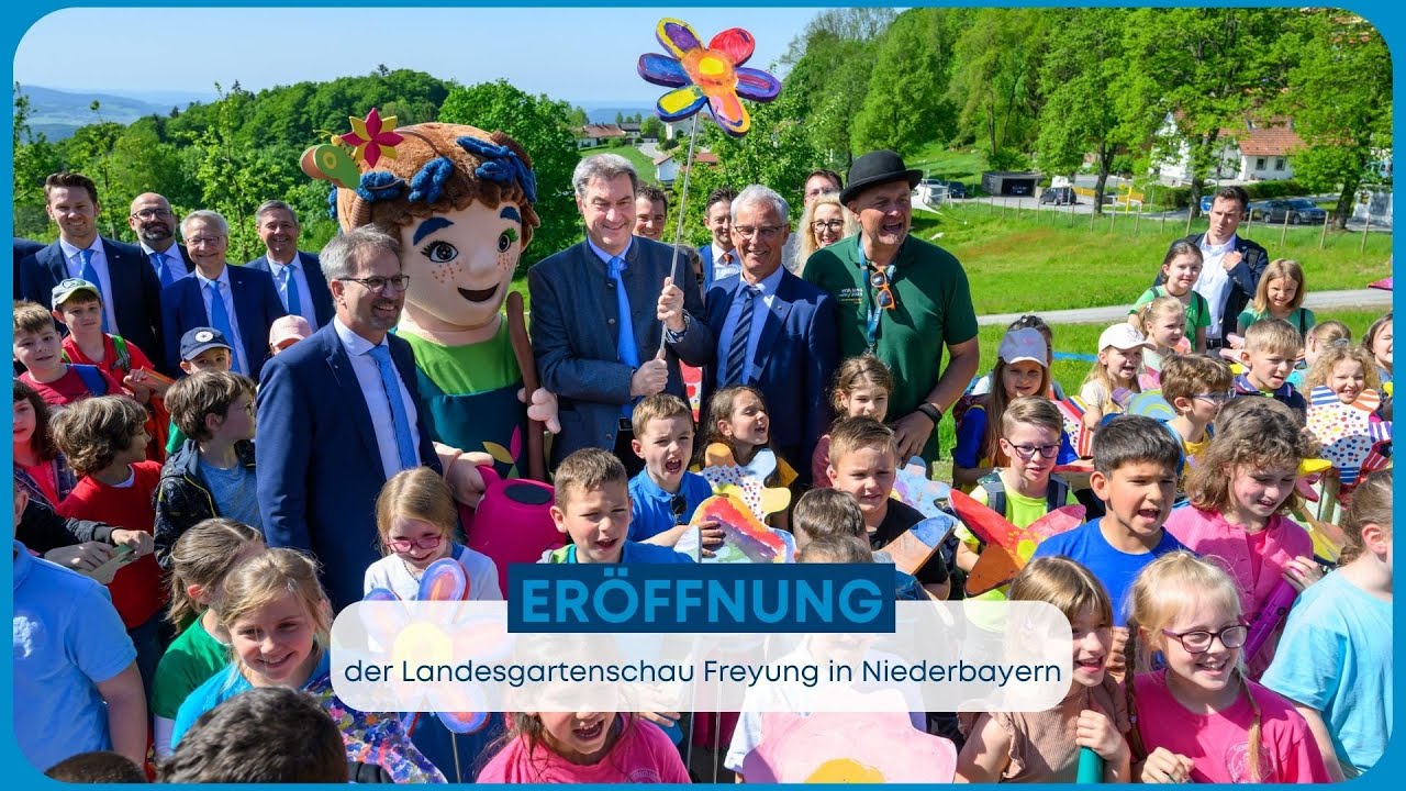 Eröffnung der Bayerischen Landesgartenschau in Freyung - Bayern