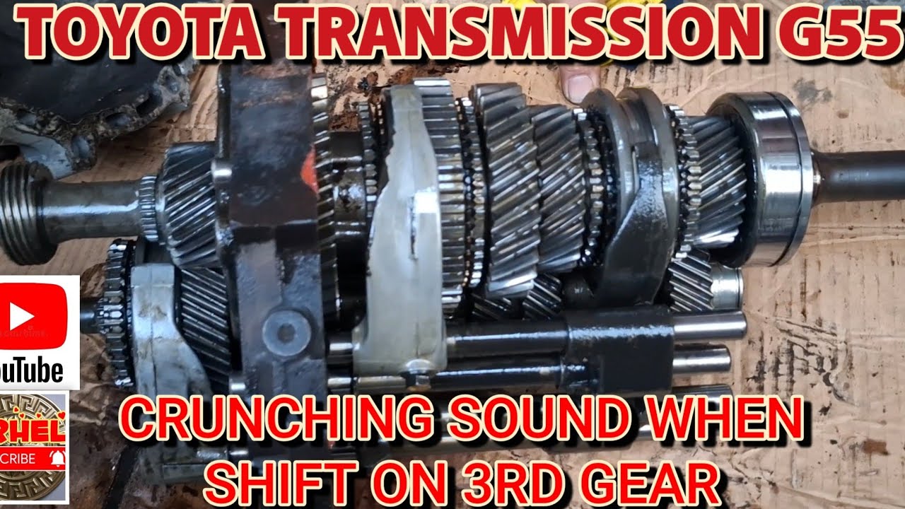 G55 TRANSMISSION, Cause of Third Gear Grind Sound Explained, dismantle tutorial, TOYOTA HIACE