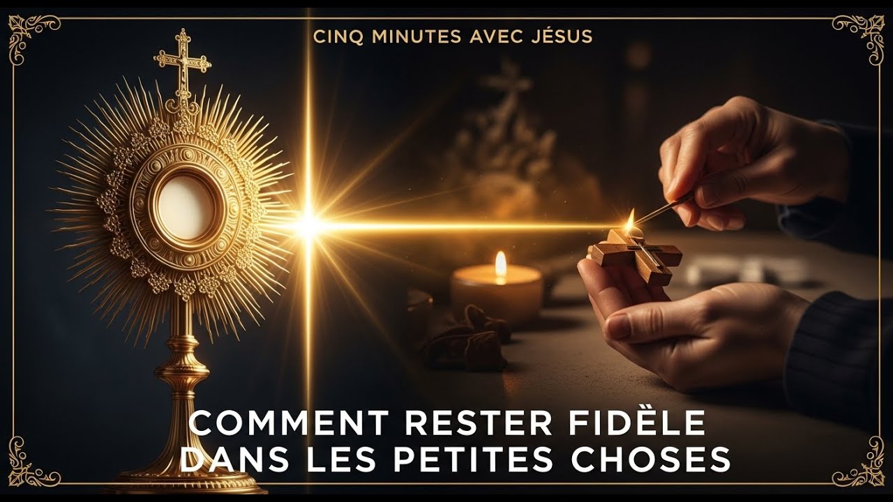Cinq Minutes avec Jésus au Saint-Sacrement : Comment Rester Fidèle dans les Petites Choses