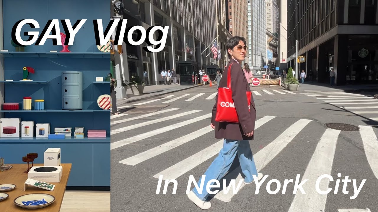 ニューヨークゲイログNYC Vlog/Gaylog🗽🌈 Date night in the city, Local Bakery in Brooklyn & New MoMA Store!! 