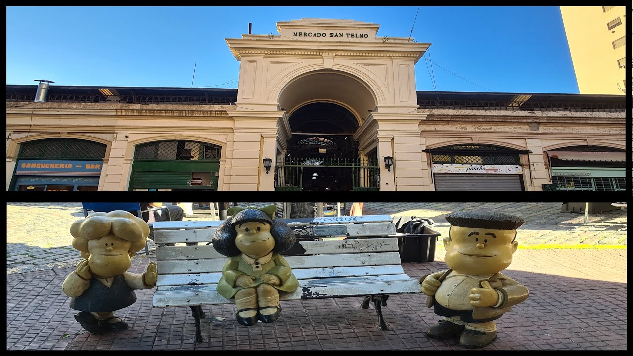 Qué ver, hacer y visitar en SAN TELMO❓❓ GRATIS❗️ MERCADO 🔴🟡🟢🔵🟣 Buenos Aires 3/5