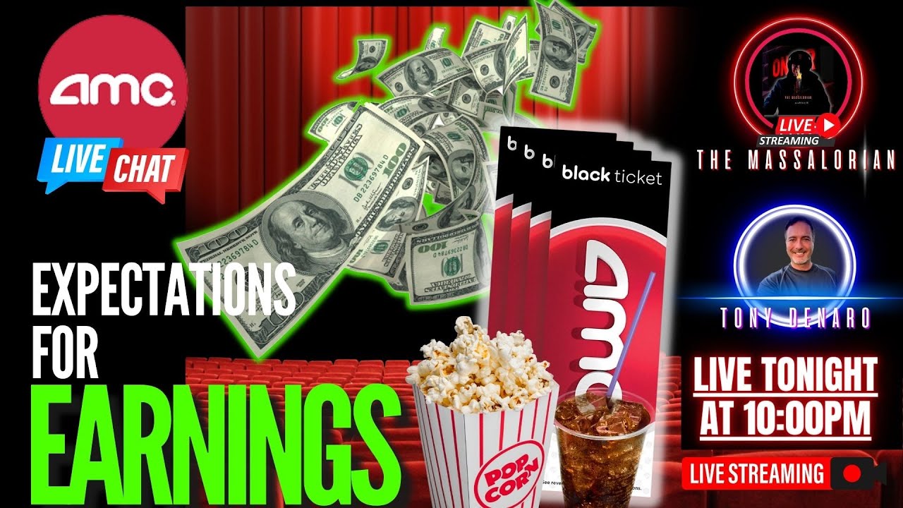 AMC UPDATE: LIVESTREAM 🔴 EARNINGS AND LAWSUITS W/ THE MASSALORIAN, TONY DENARO AND MEDIOCRE TRADER
