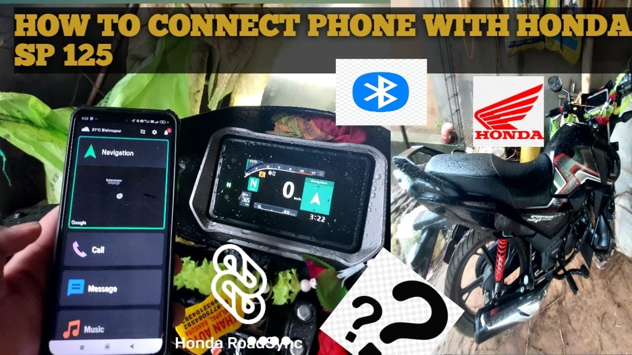 HOW TO CONNECT HONDA BIKES WITH PHONE|| ROADSYNC|HONDA SP 125 APP CONNECT| HOW TO CONNECT APP|#honda